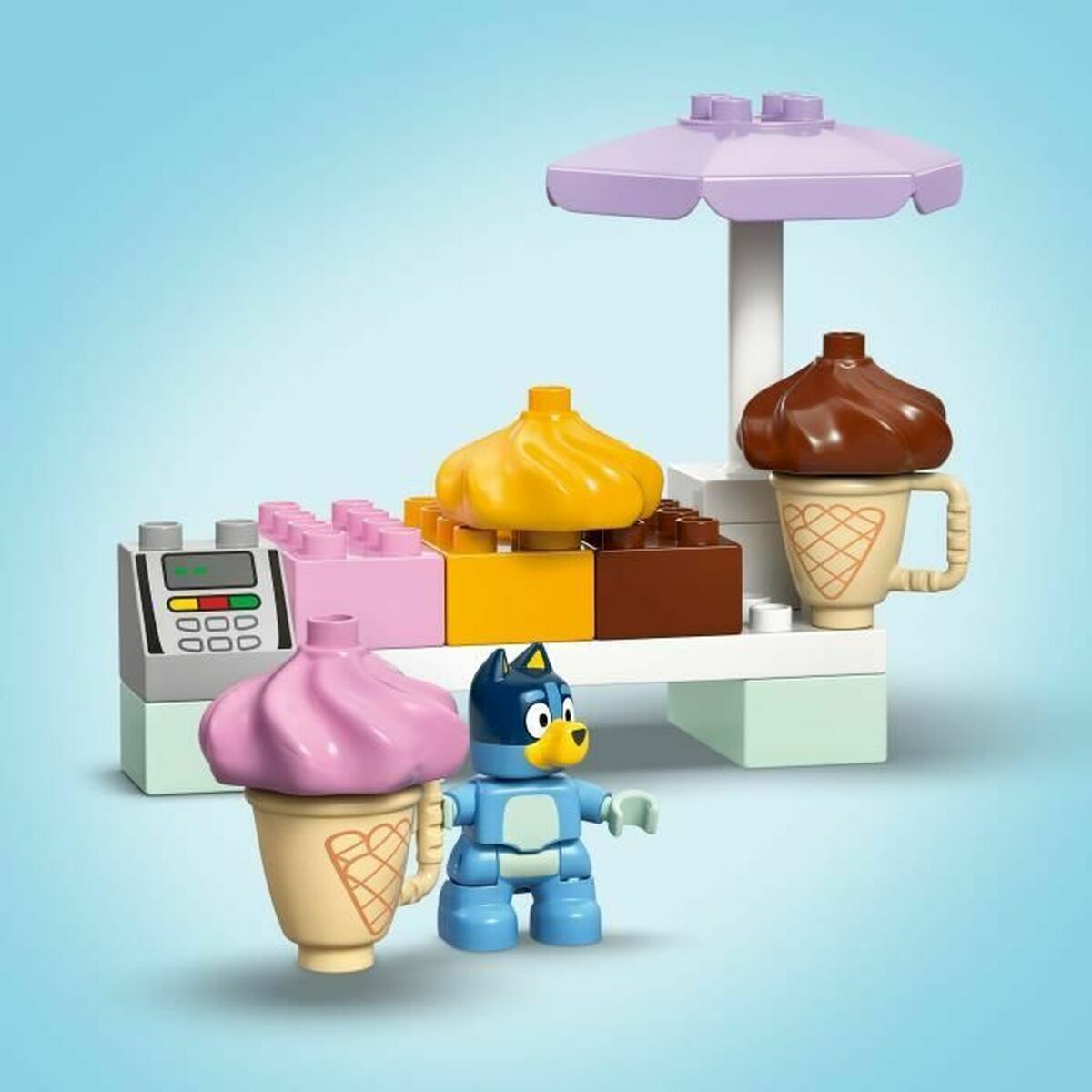 Lego Konstruktsioon Komplekt Lego Duplo 10458 Ice Cream Trip With Bluey 22 Tükid, Osad