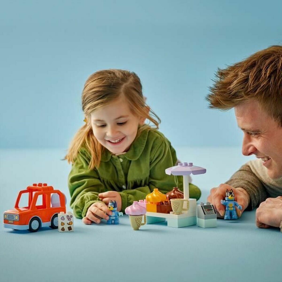 Lego Konstruktsioon Komplekt Lego Duplo 10458 Ice Cream Trip With Bluey 22 Tükid, Osad