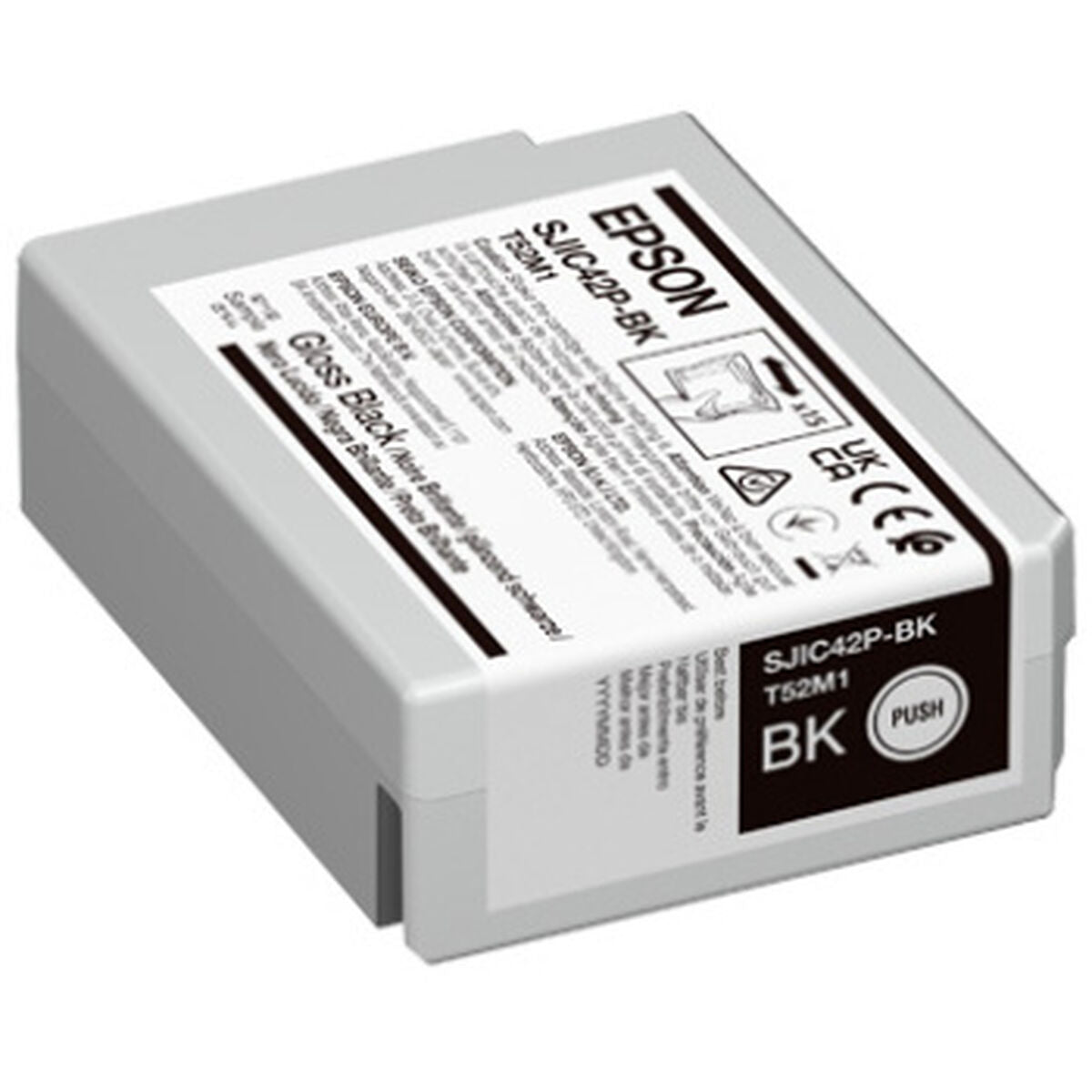 Epson Originaalne Tindikassett Epson Sjic42P-Bk Must