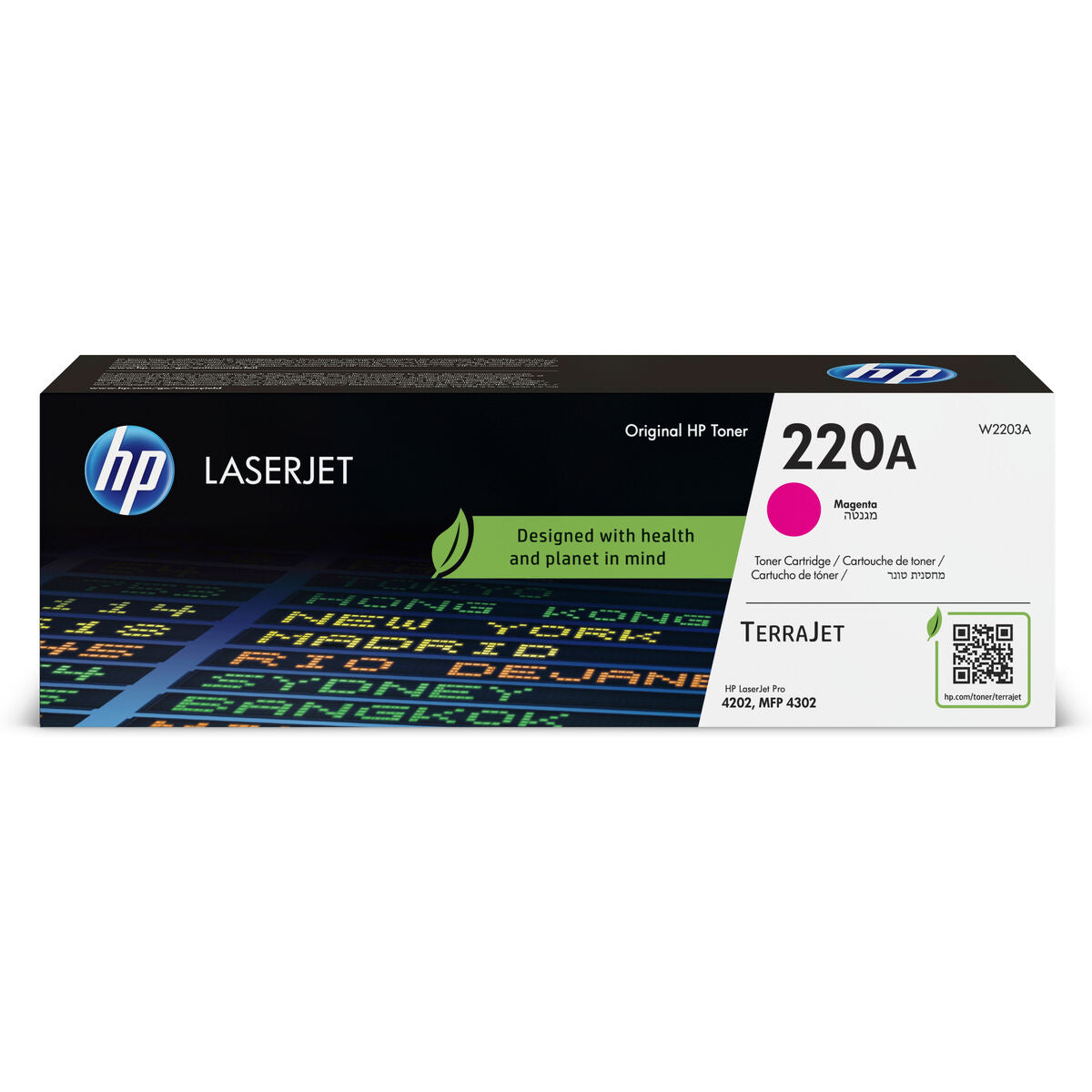 Hp Originaalne Tindikassett Hp W2203A Fuksiinpunane (1 Ühikut)