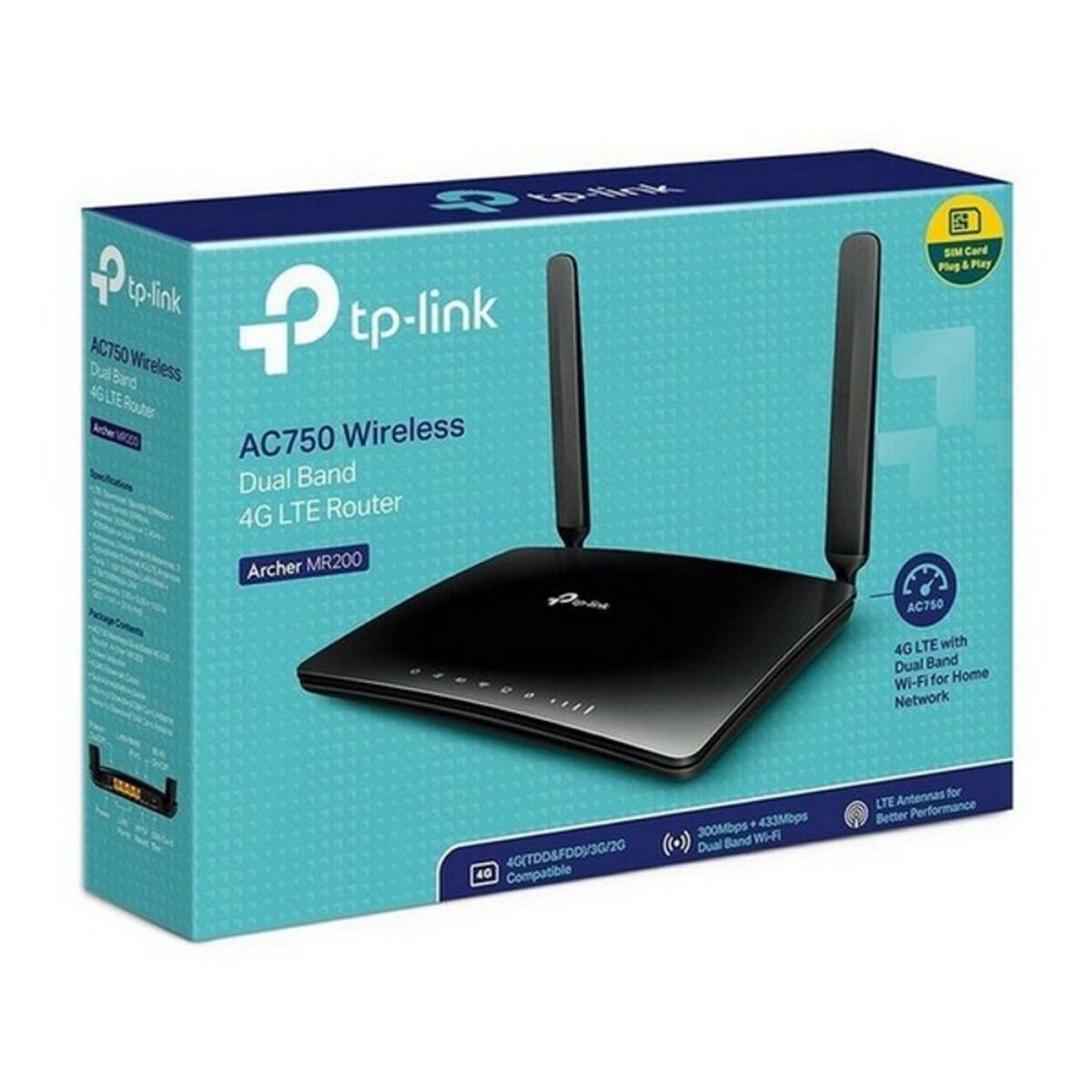 Tp-Link Ruuter Tp-Link Archer Mr200 433 Mbit/S