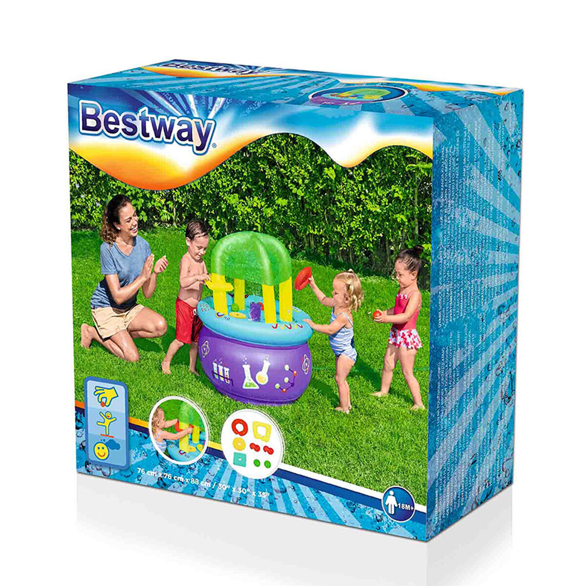 Bestway Täispuhutav Mäng Bestway 76 X 76 X 88 Cm