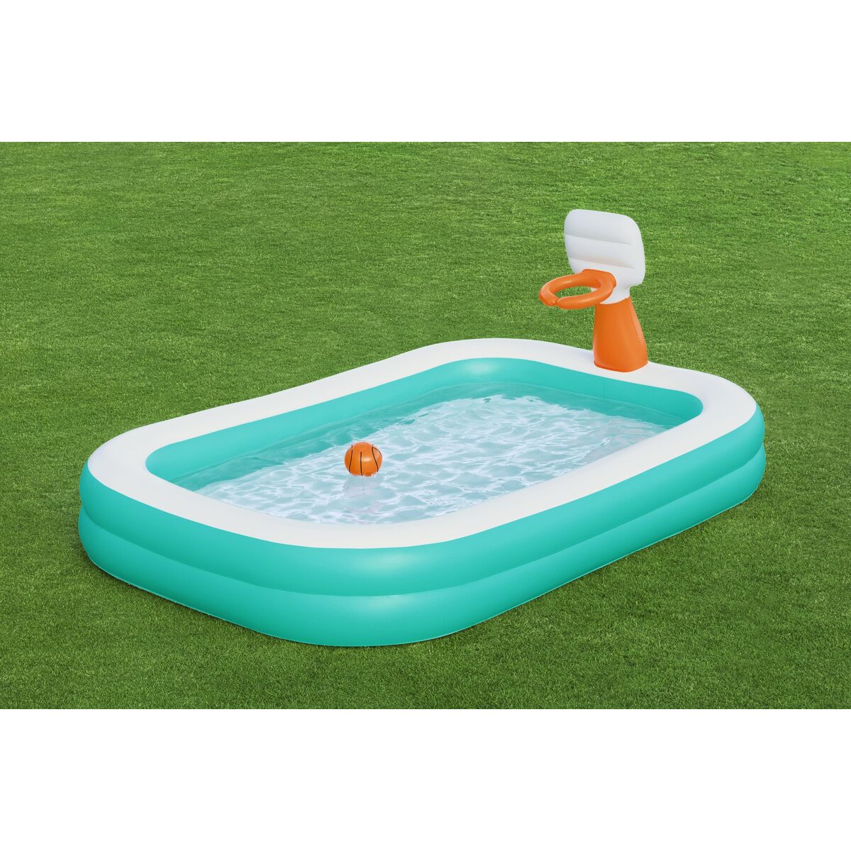 Bestway Täispuhutav Lastebassein Bestway Dunk N'splash 251 X 168 X 102 Cm