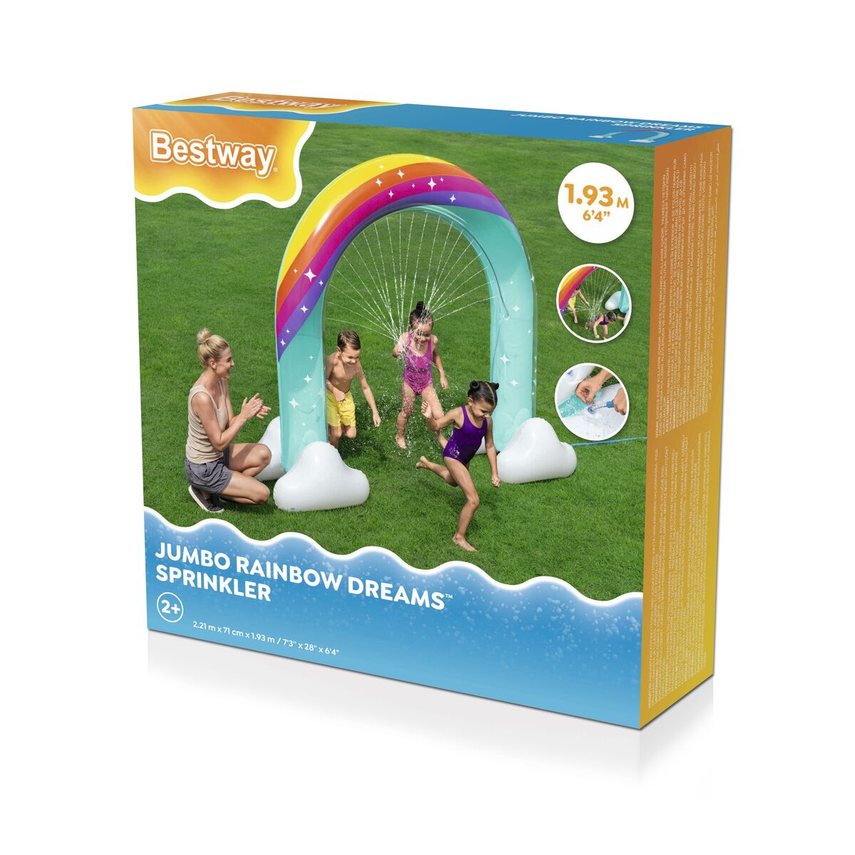 Bestway Veevihmutiga Ja Pihustiga Mänguasi Bestway Plastmass 221 X 71 X 193 Cm