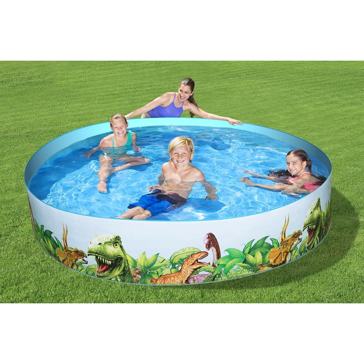 Bestway Täispuhutav Lastebassein Bestway Dinosaurused 244 X 46 Cm