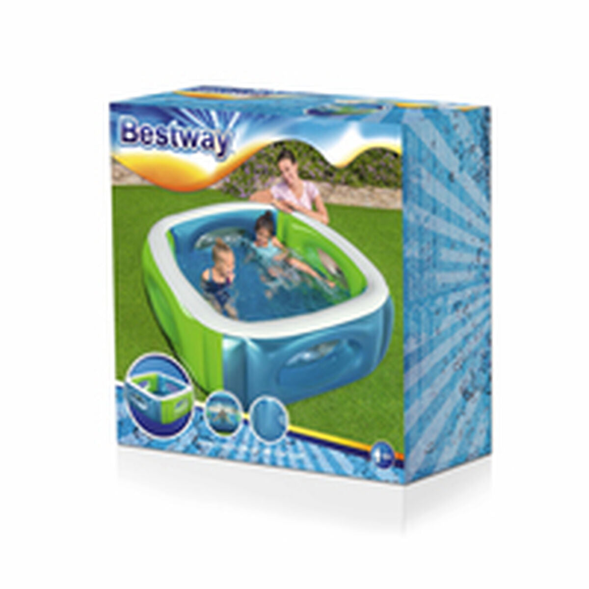 Bestway Täispuhutav Lastebassein Bestway 168 X 168 X 56 Cm