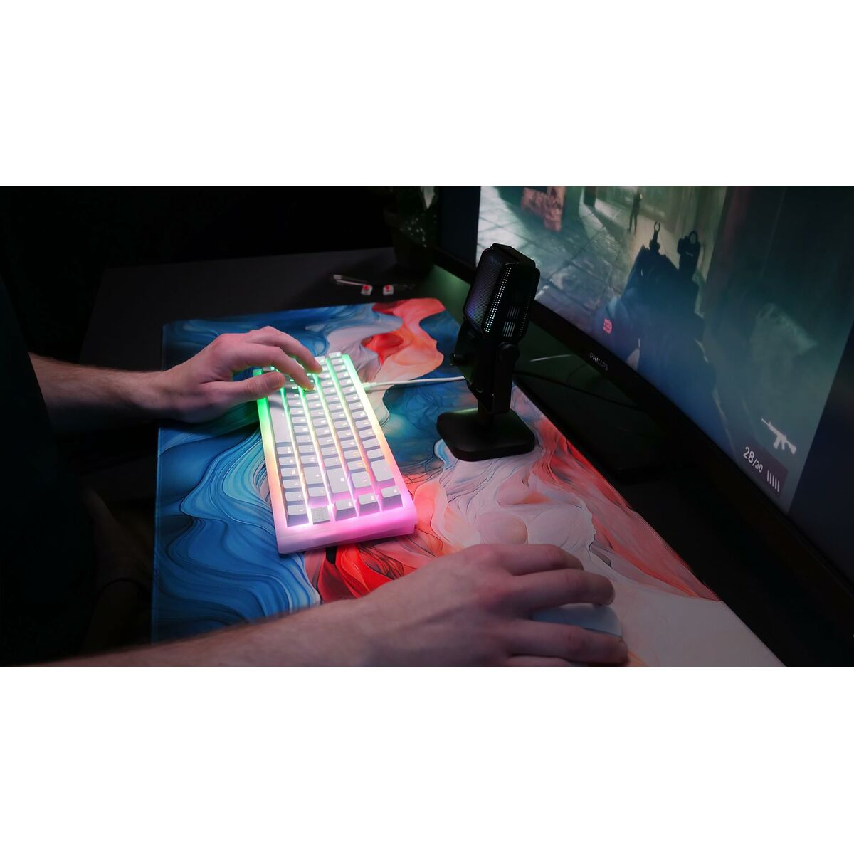 Cherry Klaviatuur Ja Hiir Cherry Cxk5V2Rgbcpttpwhtrfr