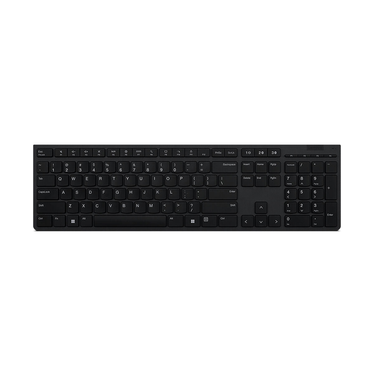 Lenovo Juhtmevaba Klaviatuur Lenovo 4Y41K04061 Hall Hispaaniakeelne Qwerty