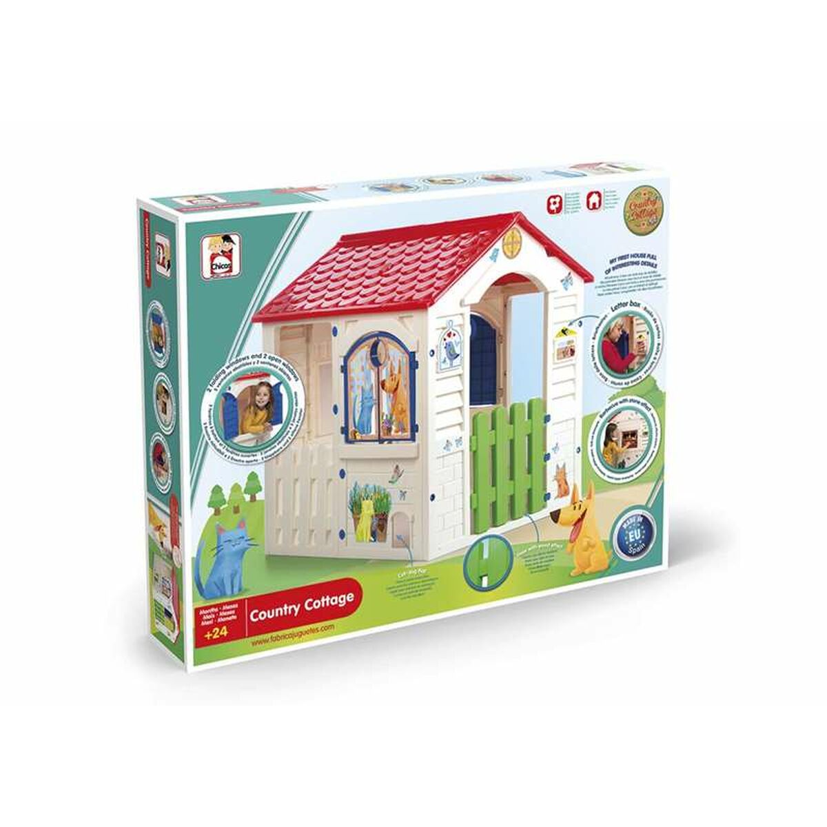 Chicos Laste Mängumaja Chicos Country Cottage 84 X 103 X 104 Cm