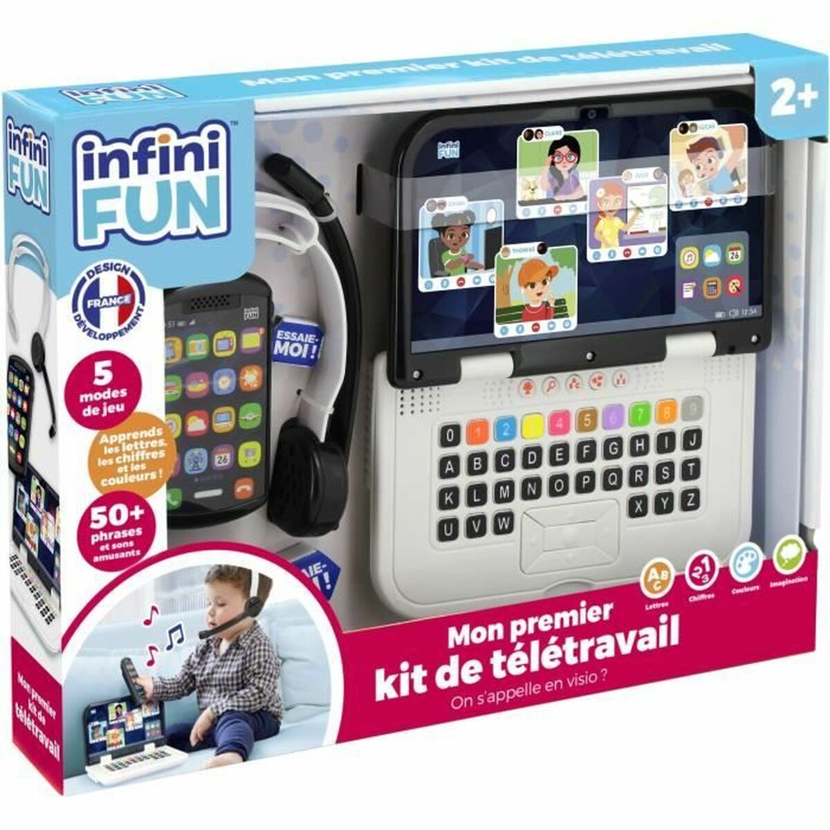 Bigbuy Home Komplekt My First Telework Kit 3 Tükid, Osad