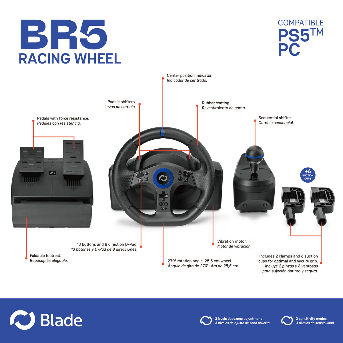 Fr-Tec Võidusõidurool Fr-Tec Bl7002