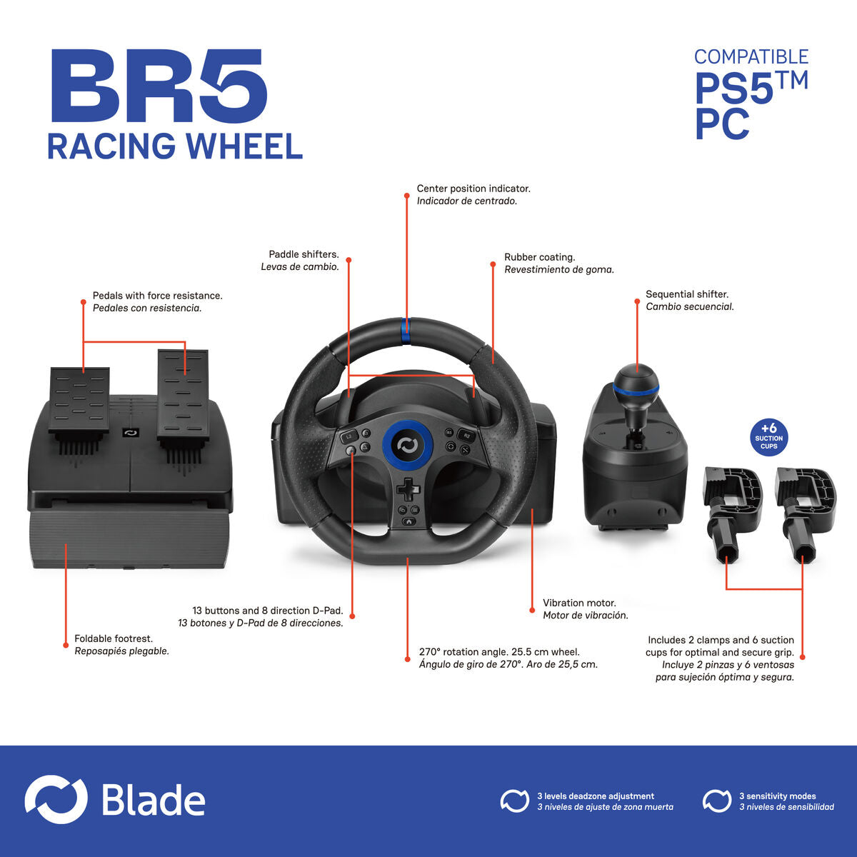 Fr-Tec Võidusõidurool Fr-Tec Bl7002