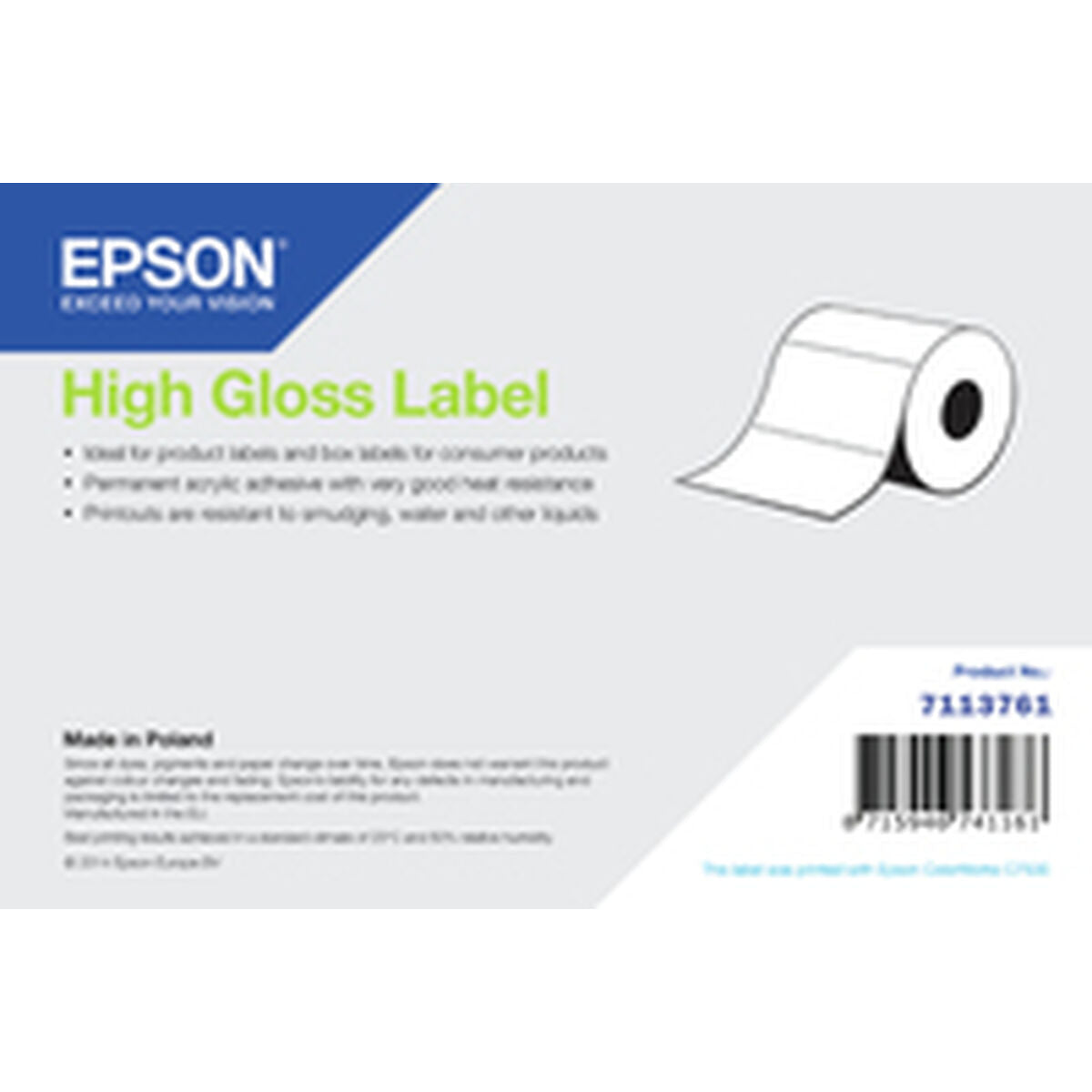 Epson Originaalne Tindikassett Epson 7113761