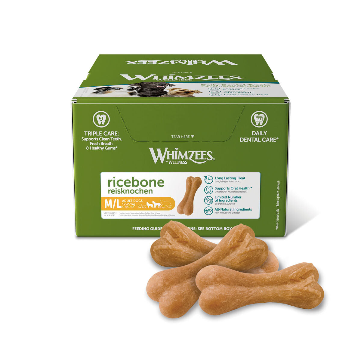 Whimzees Märgtoit Whimzees Ricebone 50 Ühikut