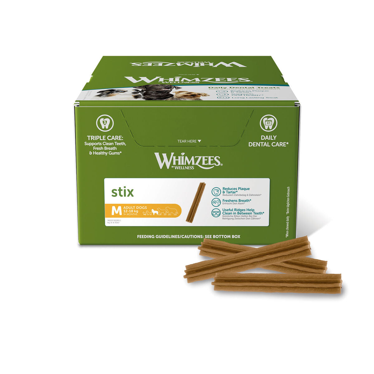 Whimzees Märgtoit Whimzees Stix 100 Ühikut