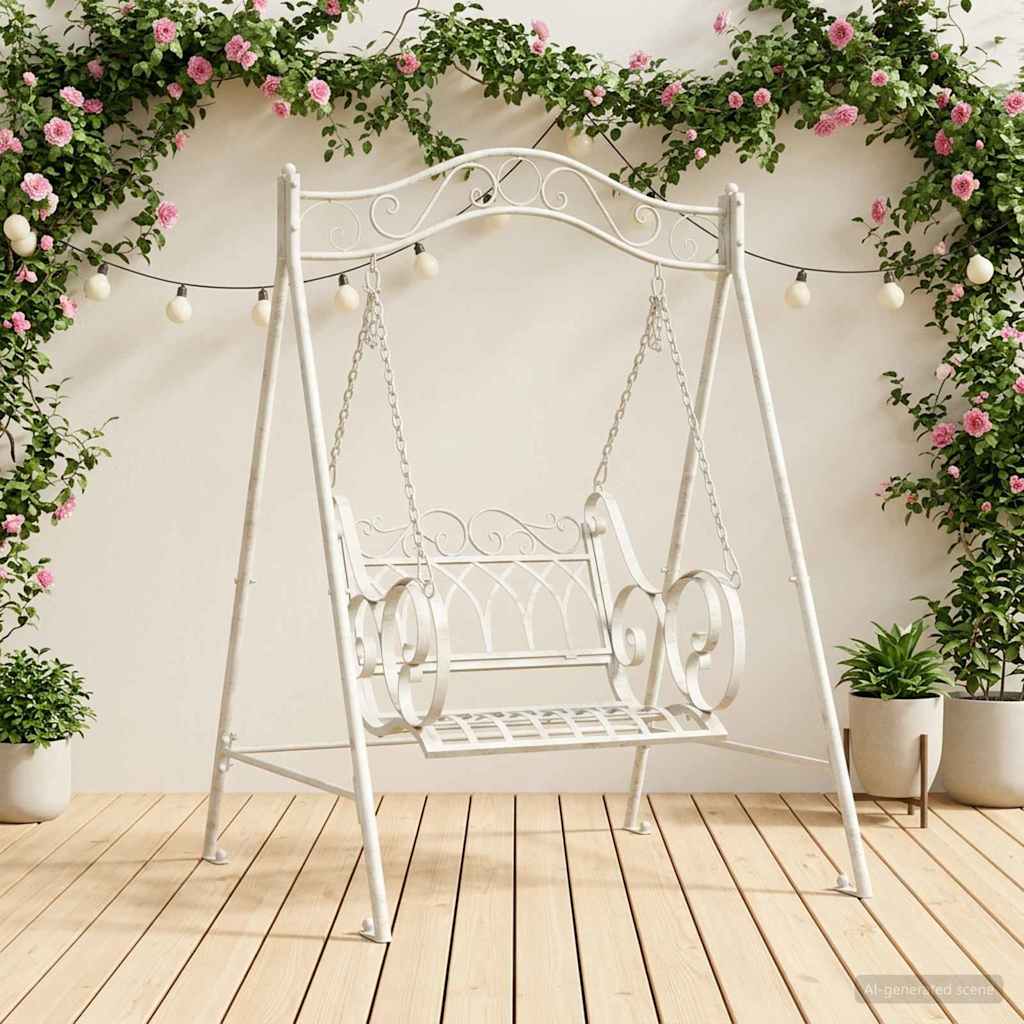 Kiikpink Teras 113 X 121,5 X 168 Cm Antikvalge