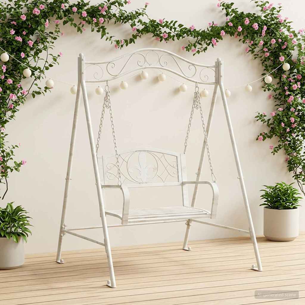 Kiikpink Teras 113 X 121,5 X 168 Cm Antikvalge