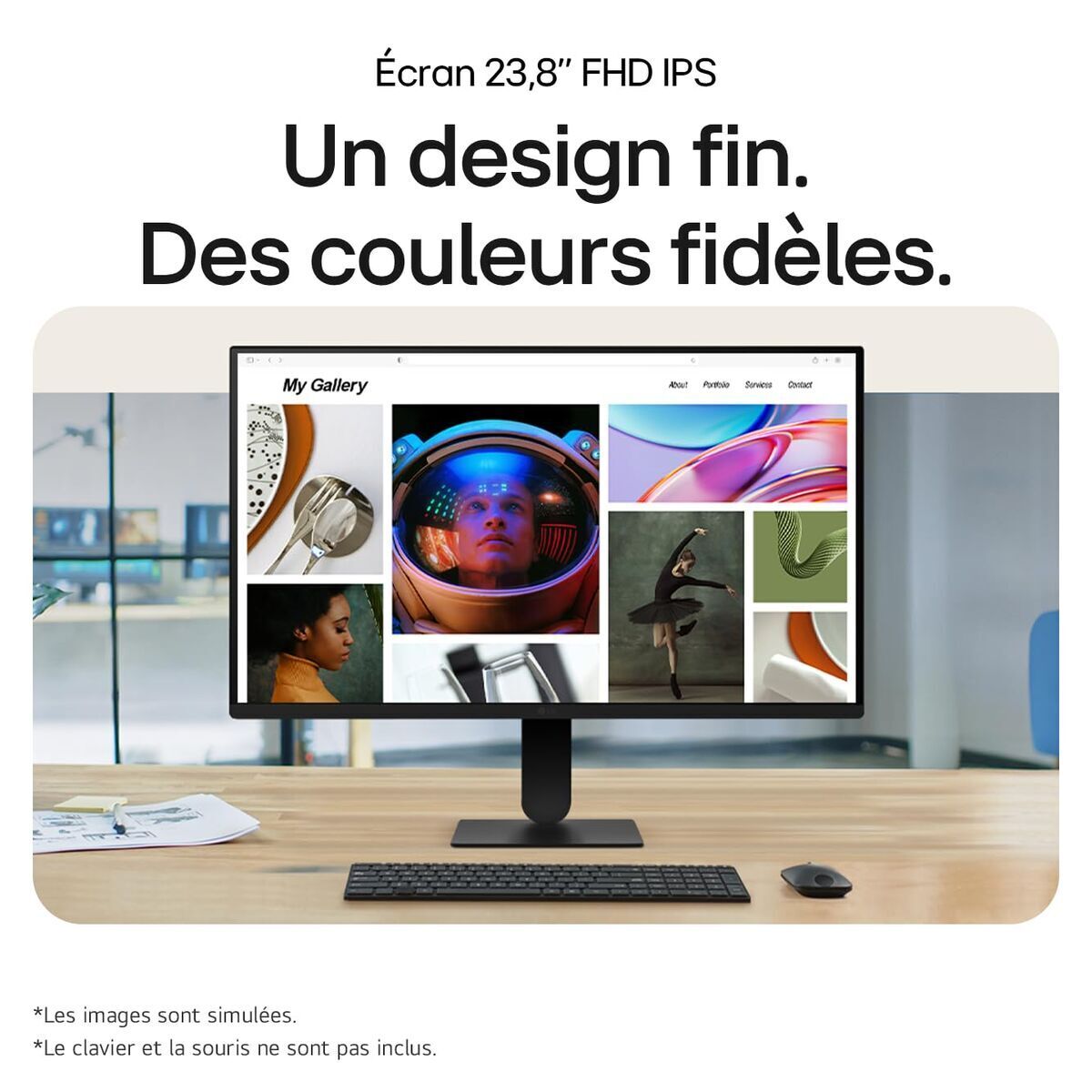 Lg Monitor Lg 24U411A-B Full Hd 24"