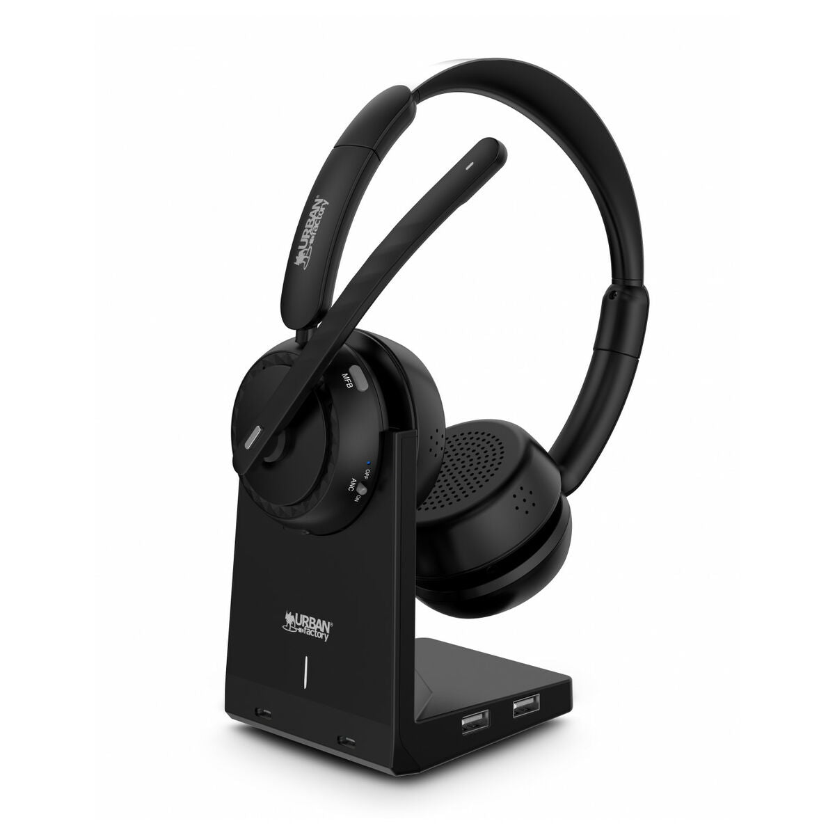 Urban Factory Bluetooth Peakomplekt Mikrofoniga Urban Factory Hbv70Uf Must