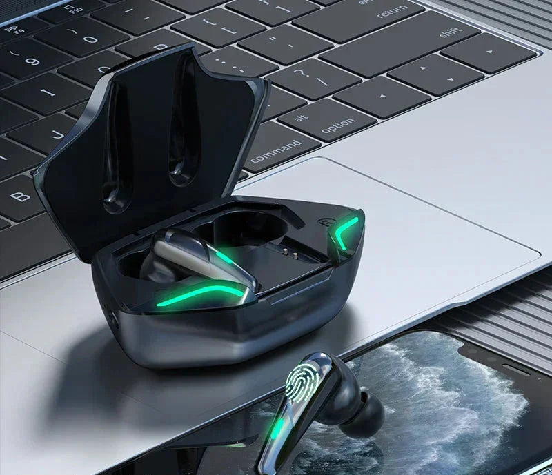 Juhtmevabad Bluetooth-mängukõrvaklapid mikrofoniga – HiFi-heli