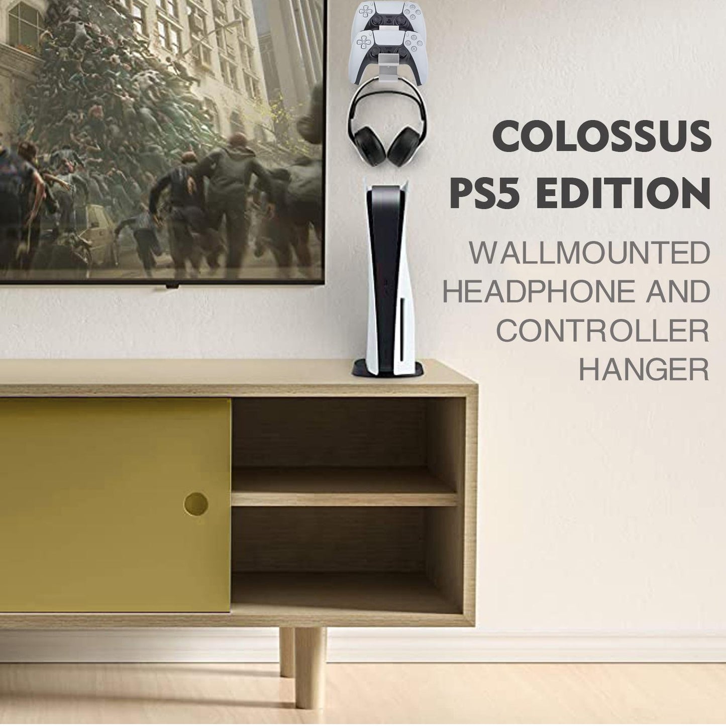 NNEIDS seinale kinnitatav riputus PS5/PS4 jaoks - mängupuldi ja kõrvaklappide komplekt