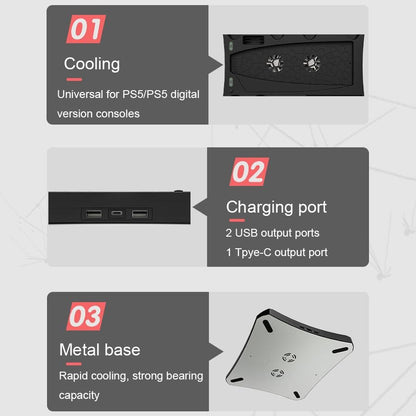 NNEIDS hoiuraam ja laadimisalus PS5 jaoks